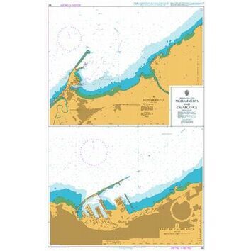 861 Mohammedia and Casablanca Admiralty Chart