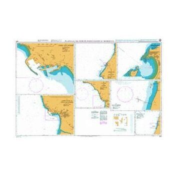 863 Plans on the North West Coast of Morocco Admiralty Chart