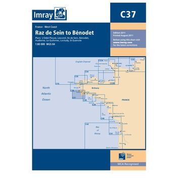 Imray Chart C37: Raz de Sein to Benodet