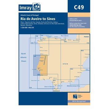 Imray Chart C49: Ria de Aveiro to Sines