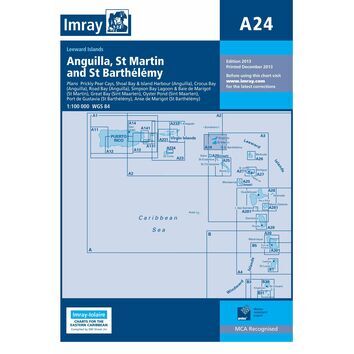 Imray Chart A24: Anguilla, St Martin and St Barthelemy