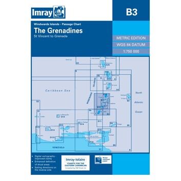 Imray Chart B3: The Grenadines