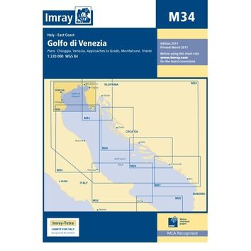 Imray Chart M34: Golfo di Venezia