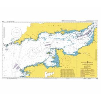 5049 English Channel British Admiralty Instructional Sea Chart
