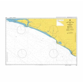 1363 Cape Saint Ann to Monrovia Admiralty Chart