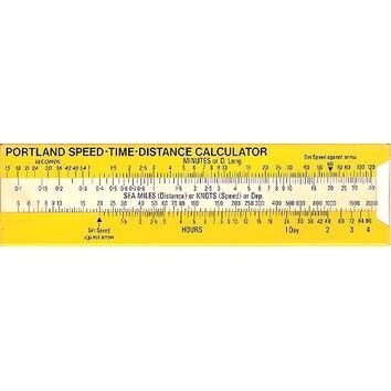 Portland Speed Time Distance Calculator NATO Pattern (Large)