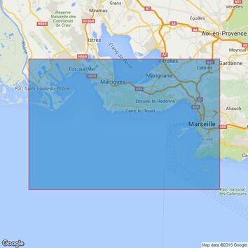 2116 Fos-sur-Mer to Marseille Admiralty Chart