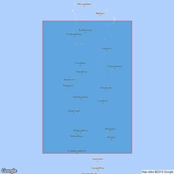 1013 Mulaku Atoll to South Maalhosmadulu Atoll Admiralty Chart