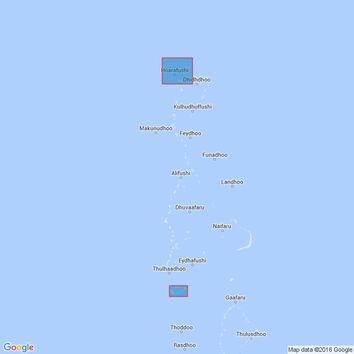 2068 Anchorages in the Maldives Admiralty Chart
