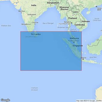 4707 Maldives to Sumatera Admiralty Chart