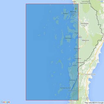 216 Mergui Archipelago Admiralty Chart