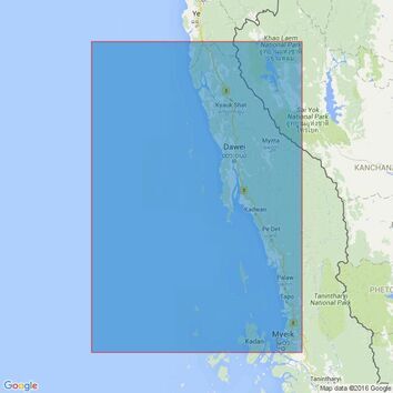 824 Heinze Islands to Mergui Admiralty Chart