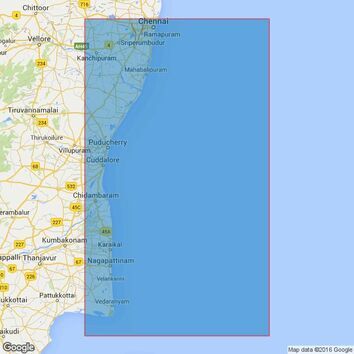 2069 Point Calimere to Madras Admiralty Chart