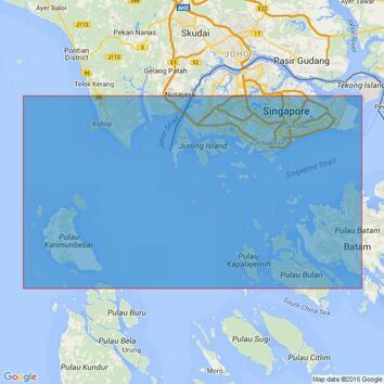 3833 Singapore Strait, Western Part Admiralty Chart