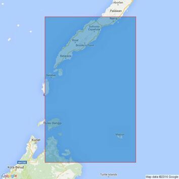 287 Eastern Approaches to Balabac Strait Admiralty Chart