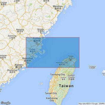 1761 Taiwan StraitNorthern Part Admiralty Chart