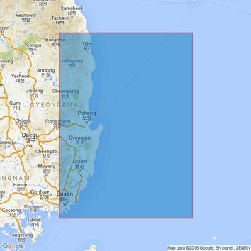 3666 Pusan Hang to Chukpyon Hang Admiralty Chart