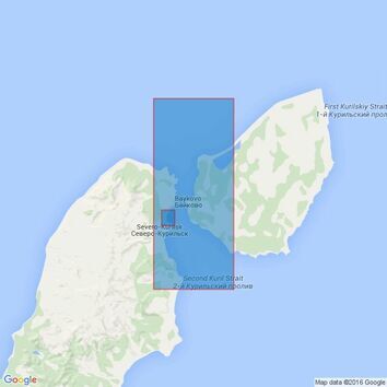 2128 Ostrov Onekotan to Poluostrov Kamchatka Admiralty Chart