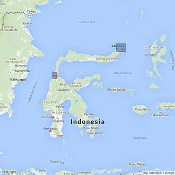 2638 Ports and Approaches in Sulawesi Admiralty Chart