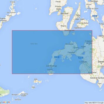 3811 Basilan Strait to Camiguin Island including Tubbataha Reefs Admiralty Chart