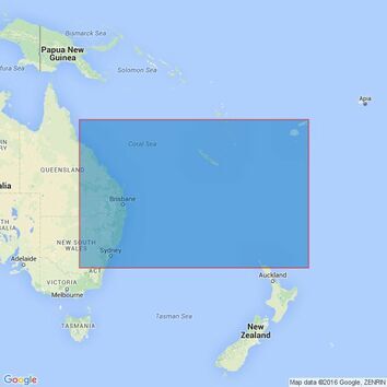 4602 Tasman and Coral Seas Australia to Northern New Zealandand Fiji Admiralty Chart
