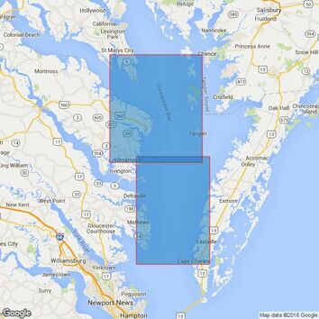 2920 Chesapeake Bay New Point Comfort to Point No Point Admiralty Chart