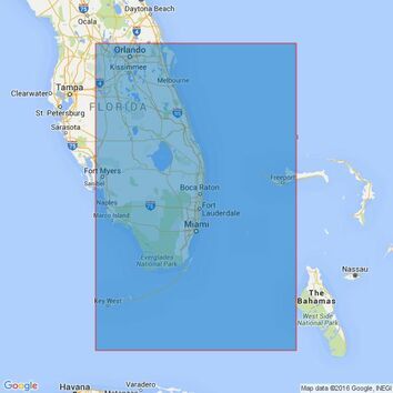 2866 Cape Canaveral to Key West including the Western Part of The Bahama Banks Admiralty Chart