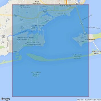 3149 Approaches to Pensacola Bay Admiralty Chart