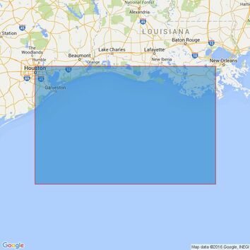 3850 Galveston Bay to Ship Shoal Admiralty Chart