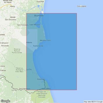 1139 San Juan Del Norte (Greytown) to Bluefields Bluff Admiralty Chart