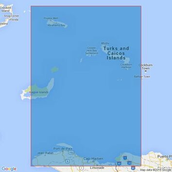 3907 Passages Between Mayaguana Island &Turks & Caicos Is inc Northern Apps to Haiti & Dominican Rep Admiralty Chart