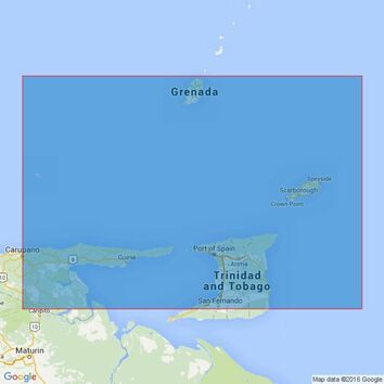 1044 Trinidad and Tobago to Archipielago los Testigos including Grenada Admiralty Chart