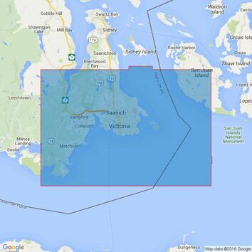 4953 Vancouver Island, Race Rocks to d'Arcy Island Admiralty Chart