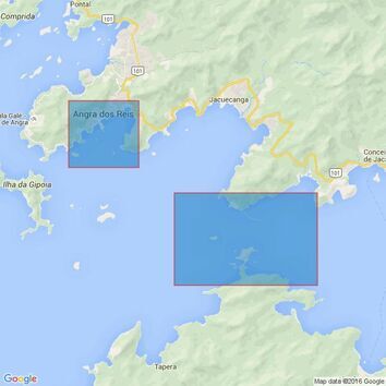 433 Approaches to Angra dos Reis and Tebig Oil Terminal Admiralty Chart
