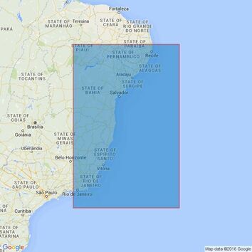 529 Recife to Cabo de Sao Tome Admiralty Chart