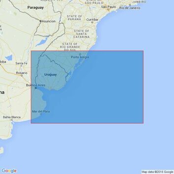 556 Tramandai to Mar del Plata Admiralty Chart