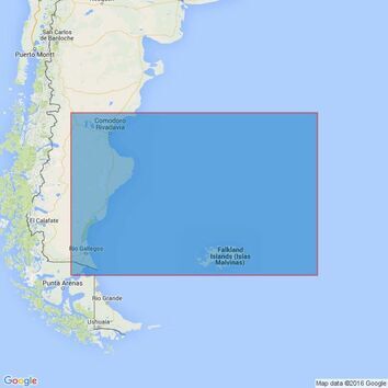 558 Isla Leones to Estrecho de Magallanes including the Falkland Islands Admiralty Chart