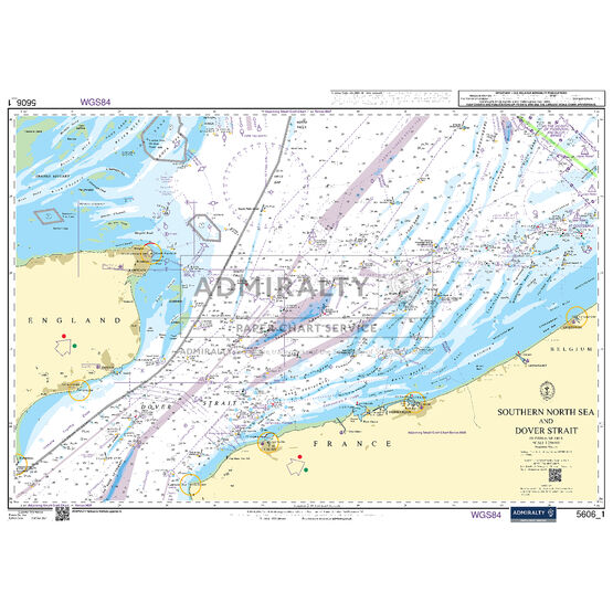 Admiralty 5606_1 Small Craft Chart - Southern North Sea & Dover Strait (Thames Estuary)