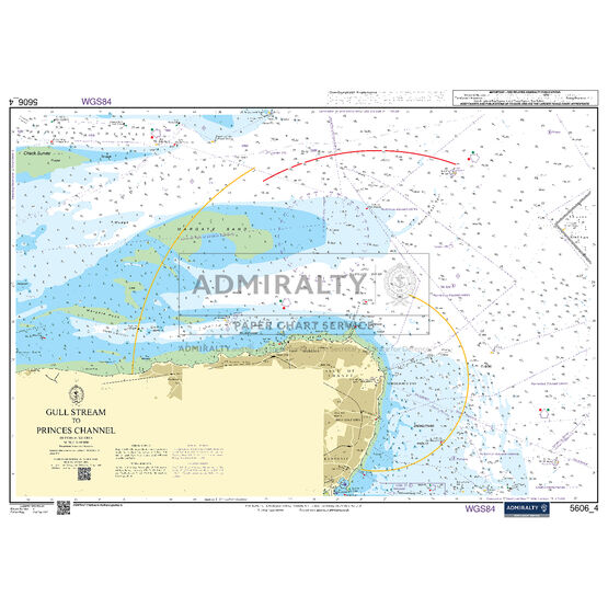 Admiralty 5606_4 Small Craft Chart - Gull Stream to Princes Channel (Thames Estuary)