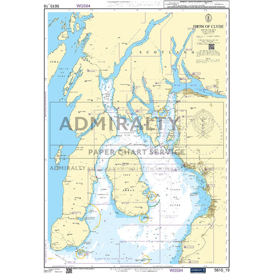 Admiralty 5610_19 Small Craft Chart - Firth of Clyde (Firth of Clyde)