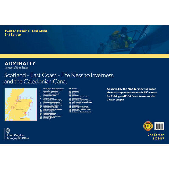 SC5617 Scotland East Coast: Fife Ness to Inverness & the Caledonian Canal Admiralty Leisure Folio
