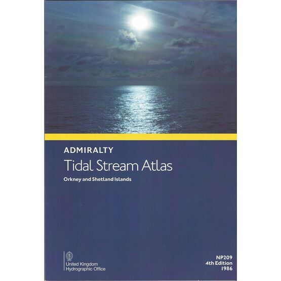 Admiralty NP209 Tidal Stream Atlas: Orkney & Shetland Islands