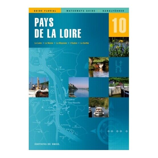 Imray Editions Du Breil No. 10 Pays de la Loire Waterway Guide