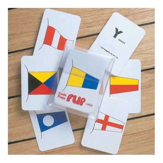 International Code Flags Marine Flip Cards - Navigation Aids