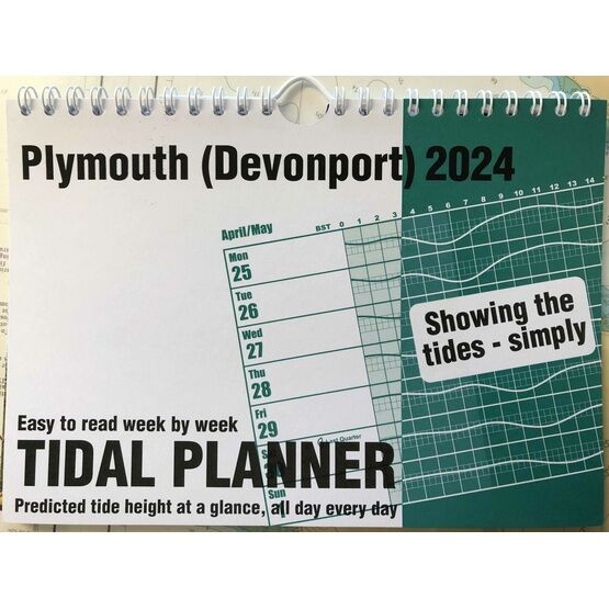 Plymouth 'Devonport' Tidal Planner (2024 Edition)