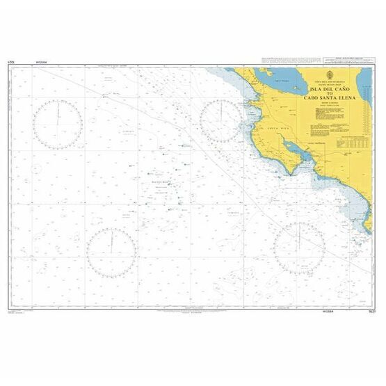 1021 Isla Del Cano to Cabo Santa Elena Admiralty Chart
