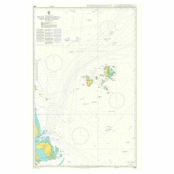 2869 Outer Approaches to Singapore Strait Admiralty Chart