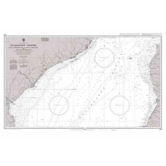 3878 Mozambique Channel Central Part Admiralty Chart