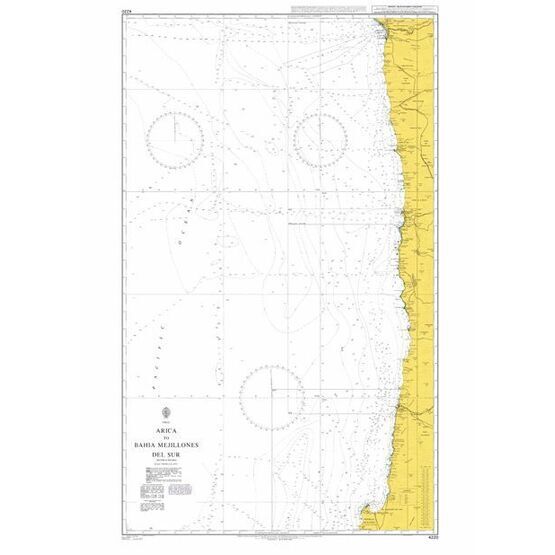 4220 Arica to Bahia Mejillones Del Sur Admiralty Chart