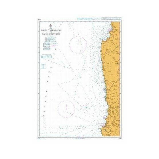4235 Bahia Valparaiso to Bahia Coquimbo Admiralty Chart
